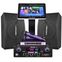 威斯汀Westding 118點(diǎn)歌機(jī)套裝評測 專業(yè)卡包設(shè)備打造家庭KTV高性價(jià)比之選